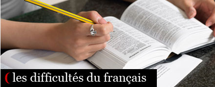 Les difficultés du français